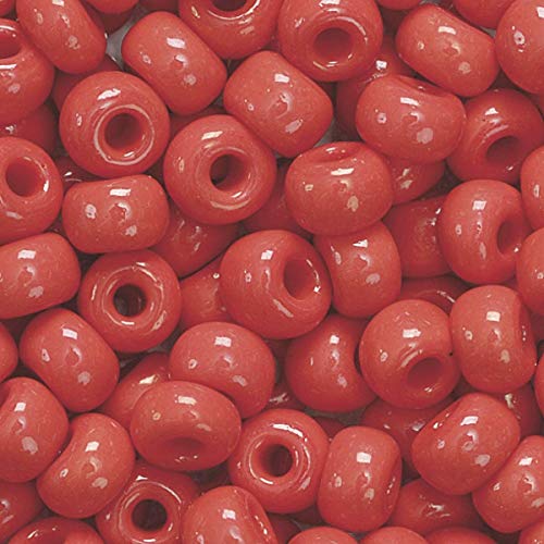 Gütermann / KnorrPrandell 3102165 - Indianerperlen opak 5mm karminrot, 17 g/Dose