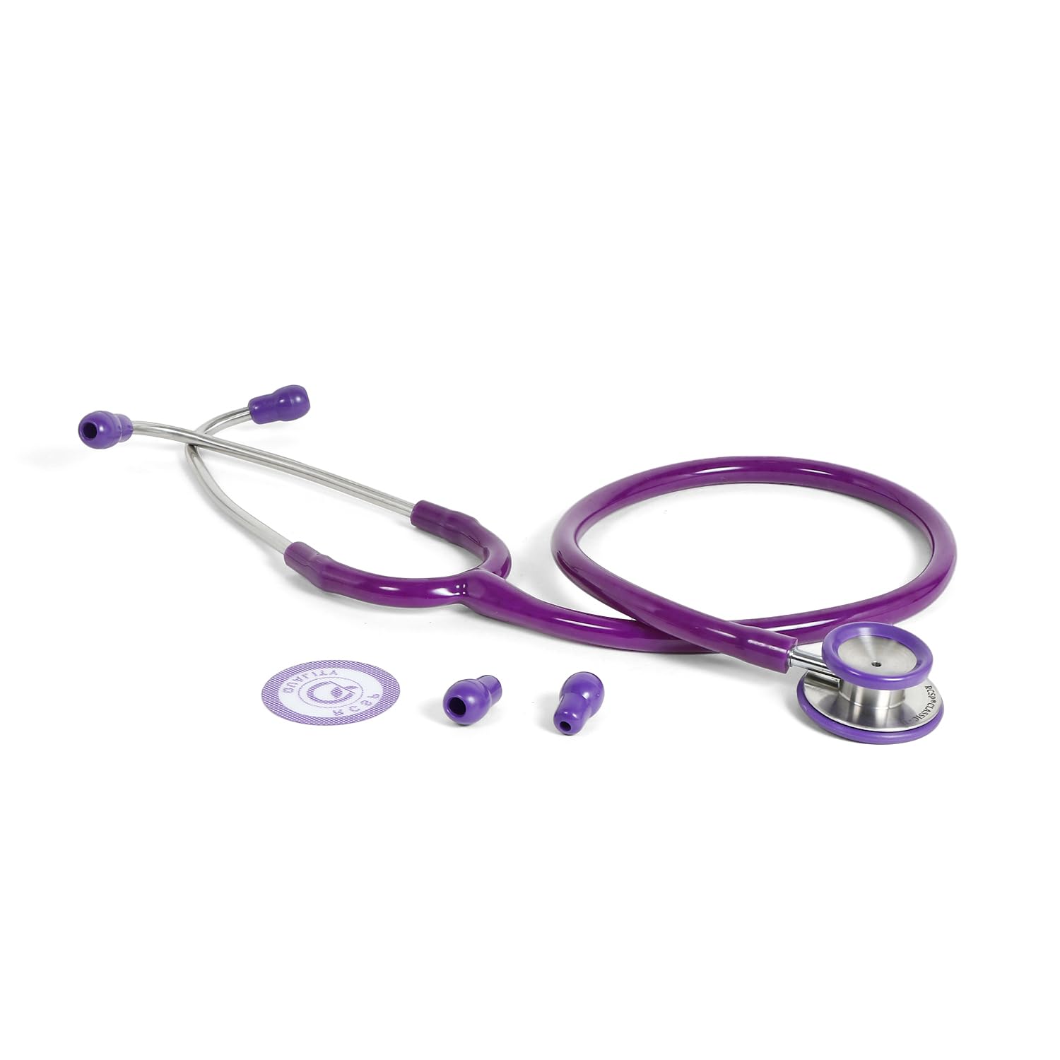 RCSP Stethoscope for Doctors and Medical Student | Stainless Steel Professional Range Lightweight | Chest Piece with Flexible Latex Free Tube & Soft Sealing Ear Knobs (Purple) (B0CXLR7H4K) Amazon Price History, Amazon Price Tracker