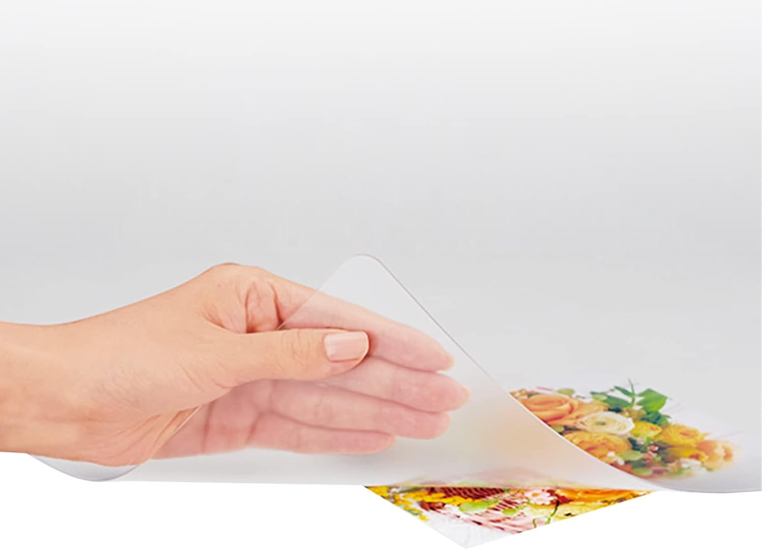 Plus desk mat PVC diagonally cut both sides No transition mouse corresponding DM-126ES 41-014