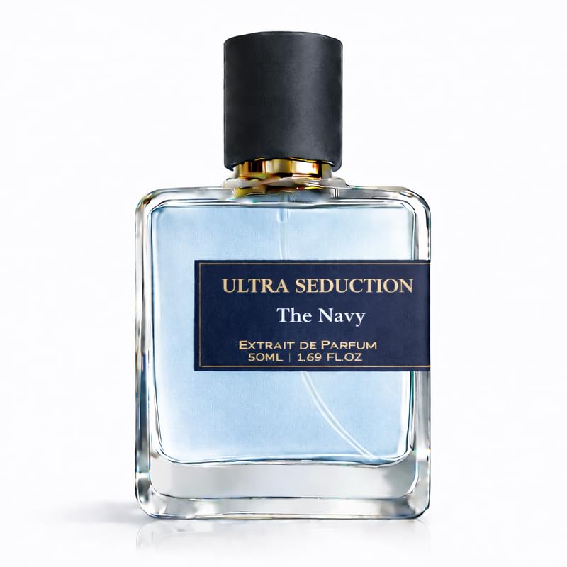 ULTRA SEDUCTION – The Navy Unisex Perfume Spray 50ML| Long Lasting Fresh Aquatic & Woody Fragrance for Men & Women| Premium Body Spray for Daily Wear, Office, Travel & Summer Use-image-32