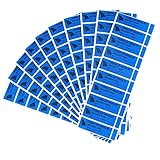 precio masking tape azul 3m 1 pegatina de 7,62 cm x 5,08 cm diferente de las demás, después de que la marca de rasgado quede en las pegatinas, no daña la caja; con espacio para escribir número, fecha y firma.