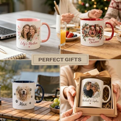 ImvivPrint Personalized Coffee Mug 11/15oz, Custom Photo & Text Cup - Image 5