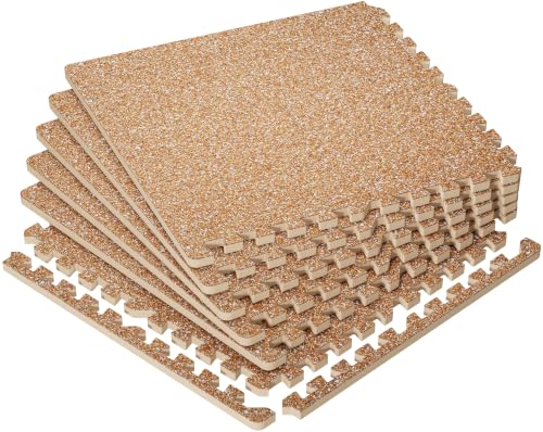 Image of SUPERJARE 0.79'' Extra-Thick 6 Pcs 24 Sq Ft Exercise Equipment Mats