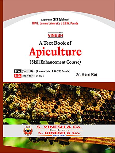 Buy Vinesh Text Book of Apiculture ( Skill Enhancement Course) For B.Sc ...