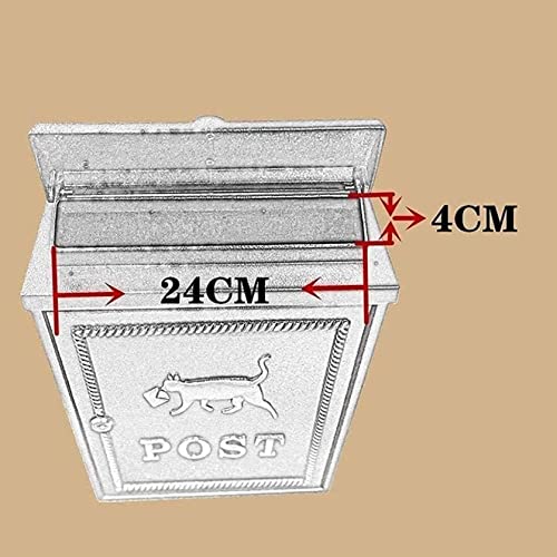 Boîte aux lettres moderne pour dépôt de colis mural et extérieur étanche - 5