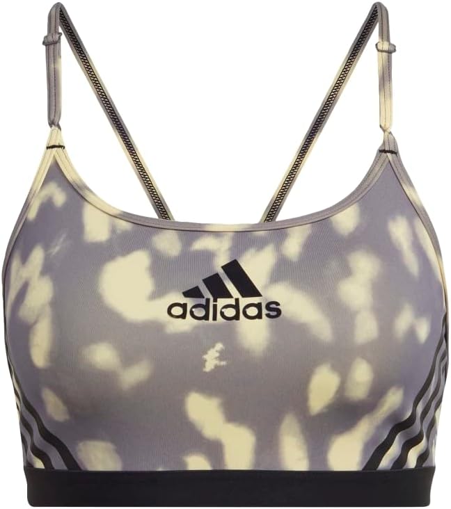 adidas Aeroreact Light-Support Hyperglam Printed Bra