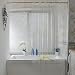 Eforcurtain Extra Long 72 By 78-inch 18 Gauge PEVA Shower Curtain Liner Clear with 3 Magnets and Metal Grommets
