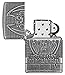 Zippo MultiCut Gargoyle Armor Antique Silver Pocket Lighter, One Size