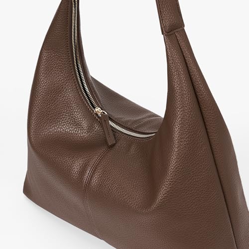GSenhui Hobo Bag Weiches Leder Handtasche Vintage Tragetasche Uni Tasche Damen-Schultertasche Slouchy Tote Bag Shoulder Bag for Women