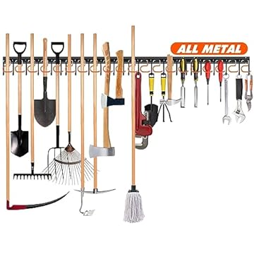 best garden tool organizers with hanging tool rack
