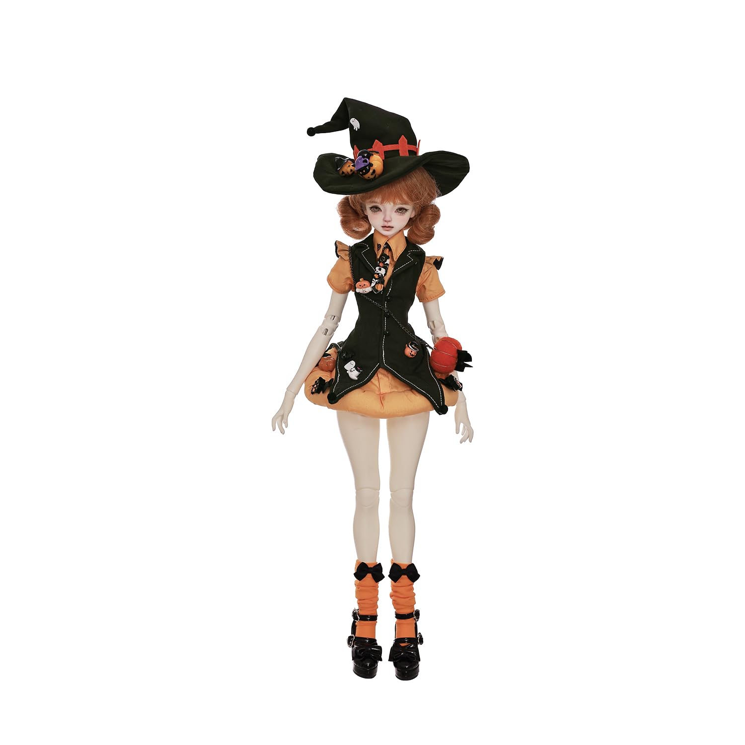 Oueneifs BJD lalka 1/4 Lynn pełny zestaw C Halloween dynia kostium sukienka styl żywica zabawka dla 15+ lat