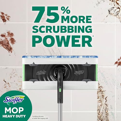Swiffer Heavy Duty Mop Wet Multi-Surface Cloth Refills for Floor Mopping and Cleaning, Pet with Febreze Odor Defense, 20 count - image 4