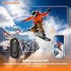 Chujianxi Mini Action Cam WiFi,Indossabile Body Cam 1080P,Thumb Bodycam Telecamera Casco,Fotocamera Subacquea Piccola,Controllo Delle APP, Videocamera da Pollice e Accessori Fotocamera(Nero)