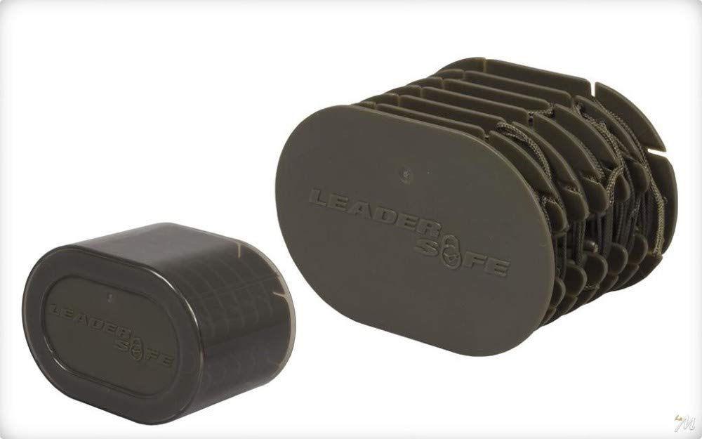 Korda Leader Safe Large, Compact Storage Solution, Large Size, Durable Construction, Ideal for Storing Pre-Tied Leaders, Designed for Hybrid Lead Clips & Heli-Safe System, Secure Outer Casing