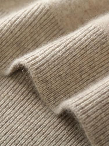 Men's Autumn Winter 100 Percent Merino V-Neck Wool Thick Cashmere Cardigans4