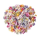 Hyleara 50 Stück Kunstblumen zum Basteln, Künstliche Blumen Deko Blumen, Fake Flowers, Mini Kunstblumen Wie Echt, Artificial Flowers für DIY Basteln Hochzeit Party Tortendeko Handwerk