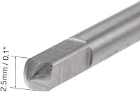 Vista 4 de uxcell Macho 2-56 UNC Rosca 2B Tornillo de acero de alta velocidad Taps Roscado Herramienta de roscado