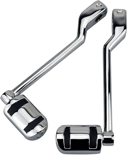 Miniatura 8 de WOWTK Pedales de cambio de talón y dedo del pie, palancas delanteras y traseras con pedales de cambio para Harley 1986-2017 FL Softail, 1988-2025