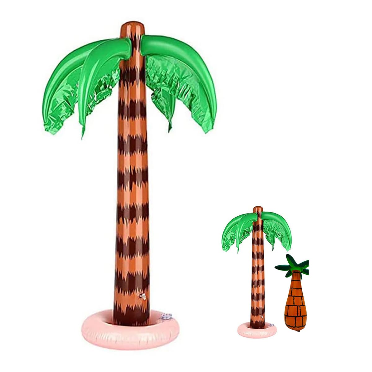 Van Der Linn Inflatable Palm Coconut Tree 90cm / 40cm Summer Pool Beach Party Decor