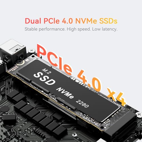 Image of TRIGKEY S7 Ryzen 7840HS(8C /16T, up to 5.1GHz), Gaming Mini PC, 32GB DDR5 500GB M.2 NVMe PCIe4 SSD(up to 4TB*2), Radeon 780M 12CUs 2700Mhz, DP1.4(4K 144Hz) /Triple Display, Preinstalled 11 Pro