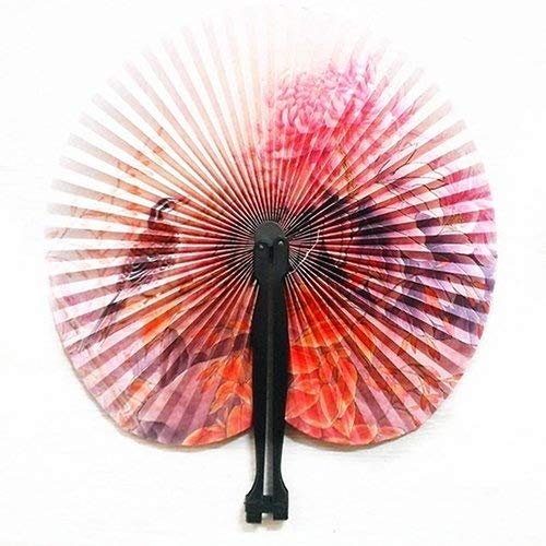 Shineweb® 3Pcs Foldable Chinese Oriental Floral Paper Hand Fans Wedding Table Favors #TOP1