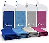 Hystrada 4 Pack Cooling Towels 40' x 12'-Cooling Scarf, Cold snap Cooling Towel for Instant Cooling...