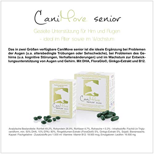 Spar-Bundle - 1 Dose (100 Tabletten) CaniMove Motion Maxi und 2 Packungen (200 Kapseln) CaniMove Senior - ideal für alle Hundesenioren