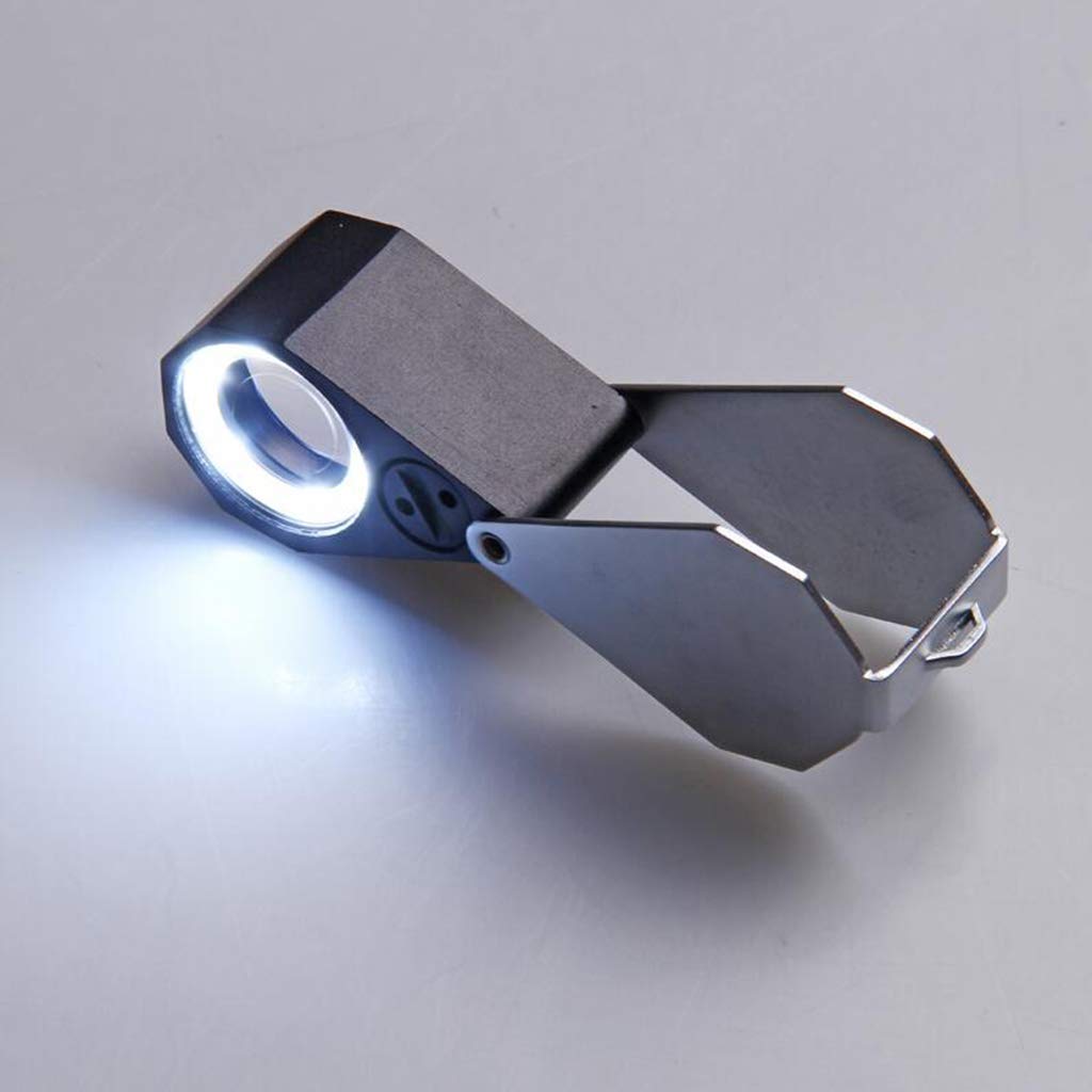 Lupa/lupa de mano con luz LED 10X 20X Lupa de lectura, adecuada para libros, periódicos, mapas, monedas, joyas, pasatiempos y manualidades, lupa de alta lupa 30x HD, lupa de joyero 30 x 21 m The New