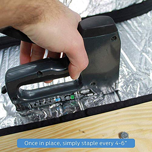 Premium Energy Saving Attic Door Insulation Stairway Cover R-15.5 Stair Ladder Opening Attic Tent with Easy Access Zipper 25