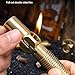 Special-Shaped Brass Kerosene Lighter, Creative Spiral Mechanical Antique Copper Lighter, Collection Gift for Elders, Father, Grandfather, Husband(B)