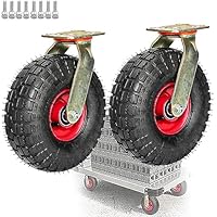 Roue Mobile De Roulette Industrielle Fer Rigide TPR PP Roue Mobile De Chariot De