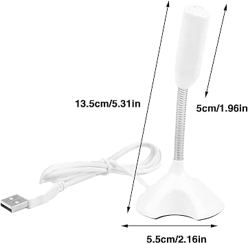 USB Microphone for Computer - Plug and Play Desktop Condenser Microphone, Desktop Streaming, Professional Condenser, PC Wrap Recording | PC Wrap for Recording, Gaming Home Studio Plug and Play USB