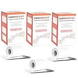 Unna Boot with Zinc by Sion Biotext - Flexible Compression Bandage Maintain Moist Healing Environment Medical Dressing Wrap - EMS First Aid Supplies - 4 Inches X 10 Yards Roll (Pack of 3)