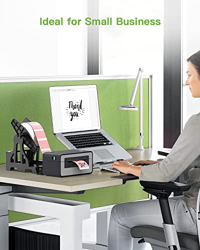 Label Holder, Nelko Thermal Label Holder For Rolls And Fan-Fold Labels, Label Roll Holder For Desktop Label Printer Accessory, Label Holder For Thermal Printers, Shipping Label Holder For Office/Home #TOP6