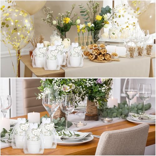 Ctosree 50 conjuntos Let Love Grow Lembranças de casamento para convidados, incluindo pacotes de sem