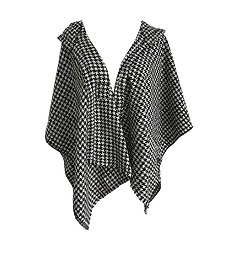 LaoZan Poncho Invernalea Maglia da Donna Cape