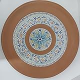 ceramica Piatto Centro tavola - Antiche Ceramiche di Santo Stefano di Camastra by Ceramiche Serravalle interamente realizzato a mano