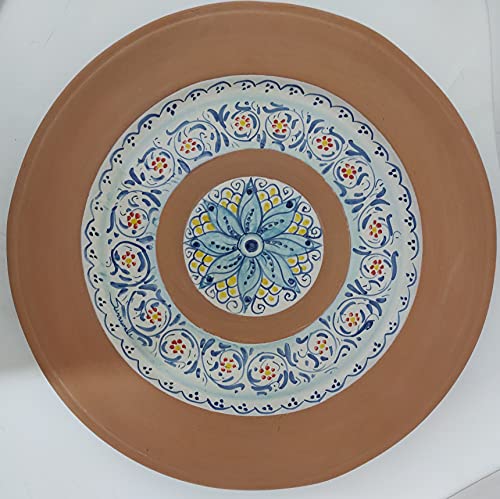 ceramica Piatto Centro tavola - Antiche Ceramiche di Santo Stefano di Camastra by Ceramiche Serravalle interamente realizzato a mano