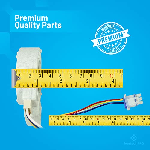 Evertechpro Refrigerator Evaporator Fan Motor Replacement For Ge Wr60X10185 Wr60X10154 Wr60X10043 1170107 197D2039P007 #TOP1