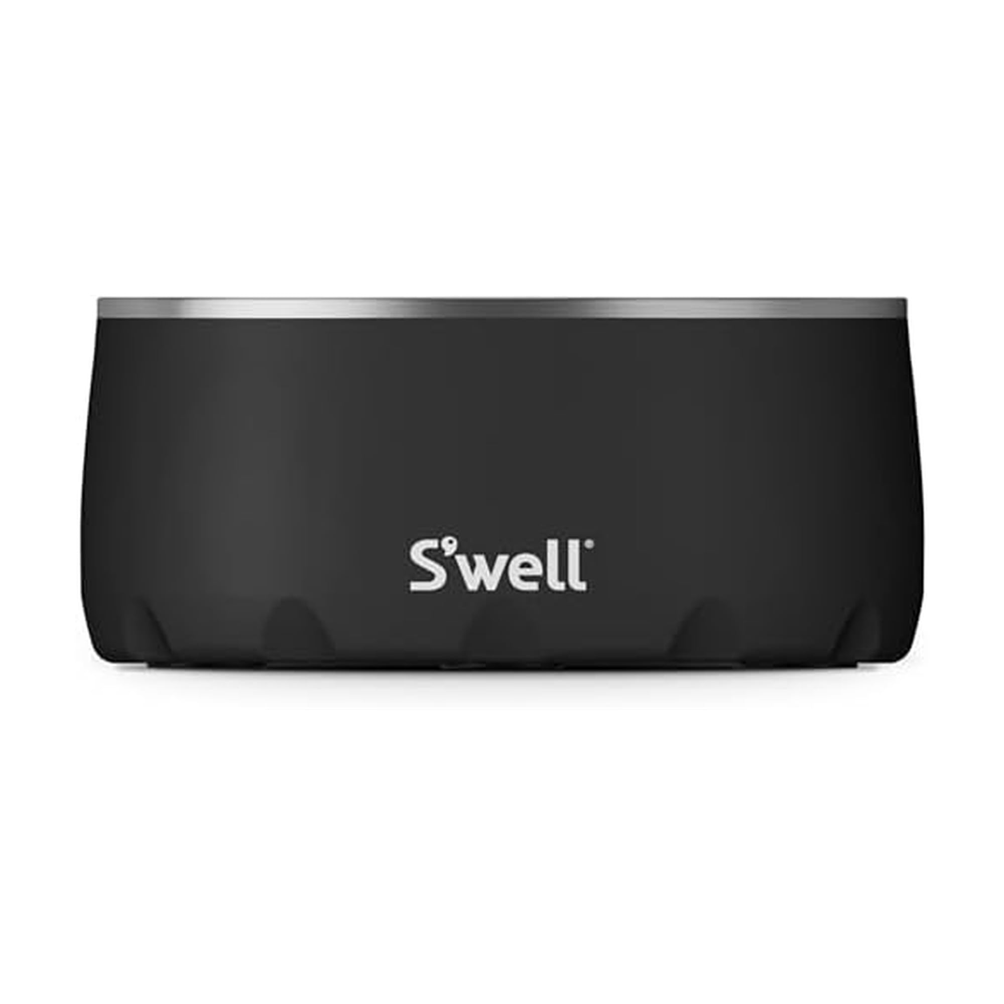 S'well Gamelle pour Chien en Acier Inoxydable – pour Chiens de Taille Moyenne à Grande – 946,2 g – Design antidérapant et Anti-déversement avec Fond en Caoutchouc et Passe au Lave-Vaisselle – Gamelle