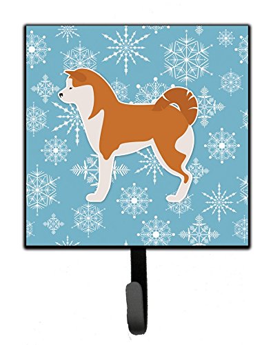 Winter Snowflake Akita Leash or Key Holder