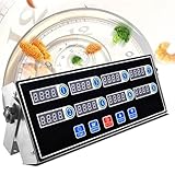 Gewerblicher Küchentimer, 8-Kanal-Koch-Countdown-Gerät Mit Speicherfunktion, Erinnerungsuhr Mit LED-Anzeige Aus Edelstahl, Für Restaurant, Küche, Snackbar, Bäckerei