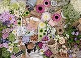 Entdecke die Ravensburger Qualitätsmerkmale auf einen Blick: Formenvielfalt durch handgefertigte Stanzmesser, passgenaue Puzzleteile, reflexfreies Puzzlebild durch Naturleinenprägung, knickstabile Puzzleteile, hergestellt aus recycelter Pappe