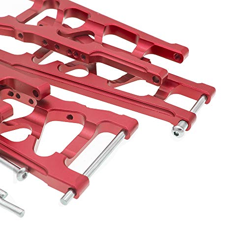 4-Pack Aluminum Front & Rear Suspension A-Arms Replacement Of 3655 For Traxxas 1/10 Slash 4X4 Rc Car Upgrade Parts Hop Ups #TOP2