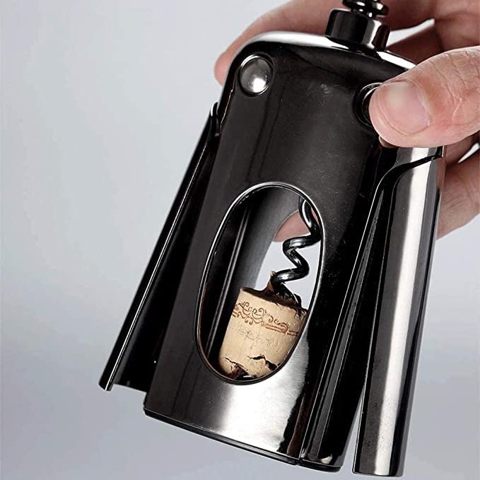 Korkenzieher, Korkenzieher von Sandalwood, All-in-One-Korkenzieher, Flaschenöffner und Folienschneider, der beliebte Weinöffner Sommeliers, Kellnern Barkeepern