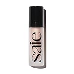 Saie Glowy Super Gel - Hydrating Makeup Primer and Illuminating Glow Serum Enriched with Vitamin C and Squalane Oil - All-Over Liquid Highlighter Makeup for Instant Glass Skin - Roseglow (1 oz)