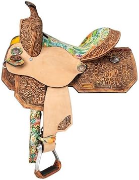 Silver Royal Youth Cactus Barrel Saddle