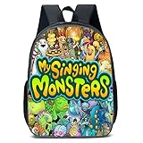 【Mehrzweck】 Unser Singing Monsters Kinderrucksack kann in Wasserflaschen, Kleidung, Büchern, Spielzeug und Federmäppchen aufbewahrt werden. Es eignet sich auch hervorragend für Picknicks im Freien, zum Einkaufen und zur Erholung. Ideal für Kindergarten, Kindergarten, Grundschule, Reisen.