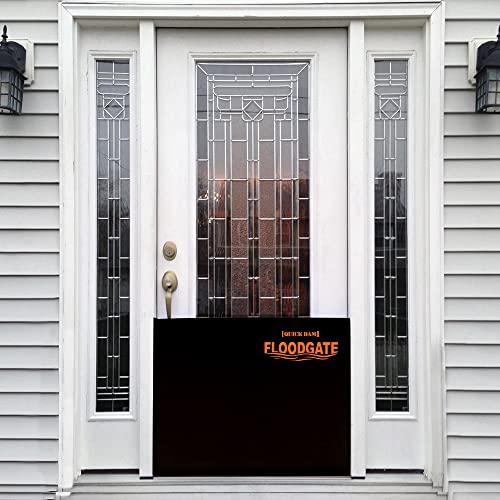 Quick Dam QDFG35 FloodGate, Doorway Flood Guard, 35in-40in Openings, 35" to 40", Black/Orange by Quick Dam - Image 3