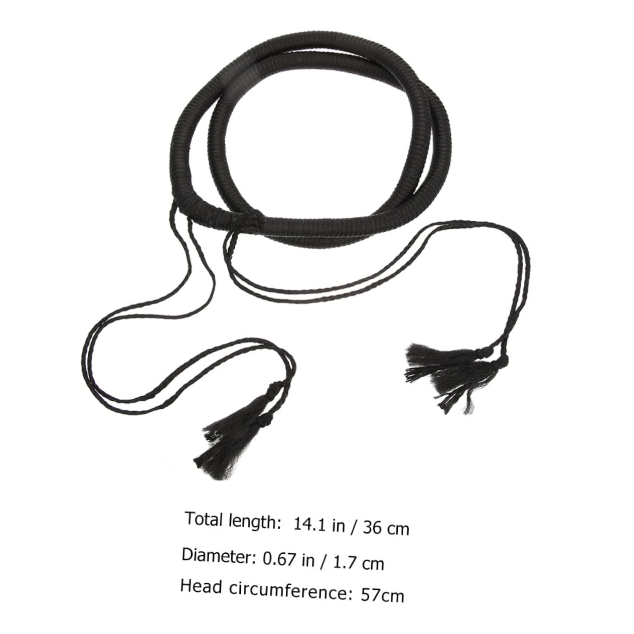 BESTYASH Middle Eastern Style Headband Men's Arab Scarf Rope Accessory Masquerade Headwear